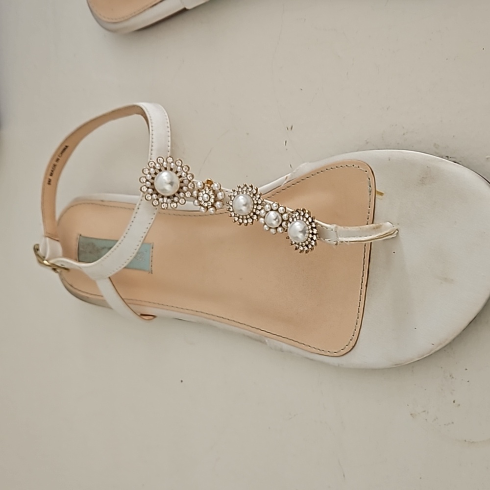 Betsey Johnson pearl sandals